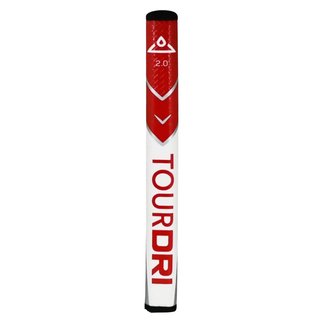 Masters Golf TourDri Flat Putter grip 2.0, rood/medium flat