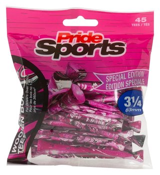 Pride Sports Special Edition Paint Splatter Tees (45 tees), 83 mm (3 1/4"), roze/zwart