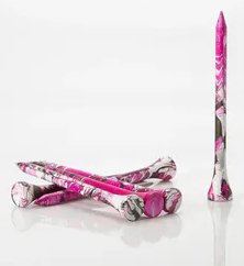 Pride Sports Special Edition Paint Splatter Tees (45 tees), 83 mm (3 1/4"), roze/zwart