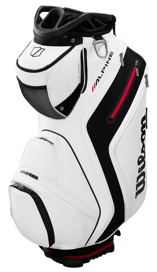 Wilson Alpine cart bag, wit/zwart