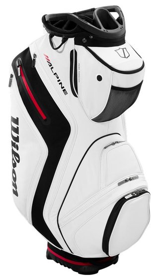 Wilson Alpine cart bag, wit/zwart