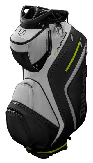 Wilson Alpine cart bag, lichtgrijs/zwart