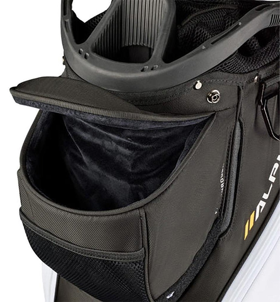 Wilson Alpine cart bag, zwart/wit/oranje