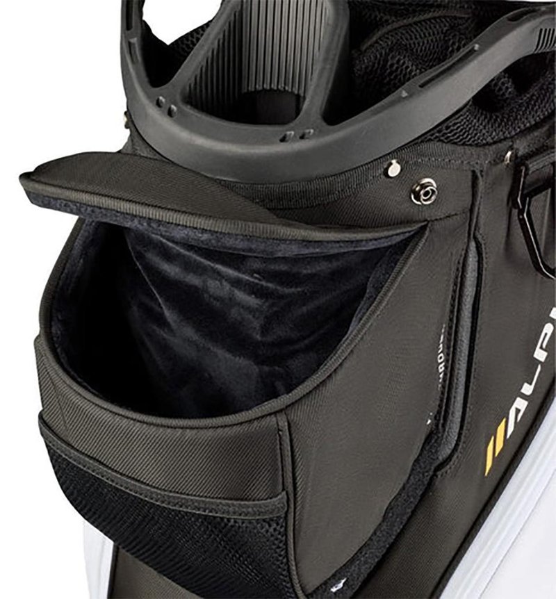 Wilson Alpine cart bag, zwart/wit/oranje