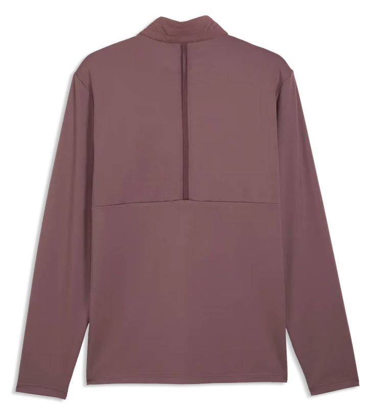 Puma Cloudspun Tech Hybrid 1/2 Zip heren jack, rich cocoa