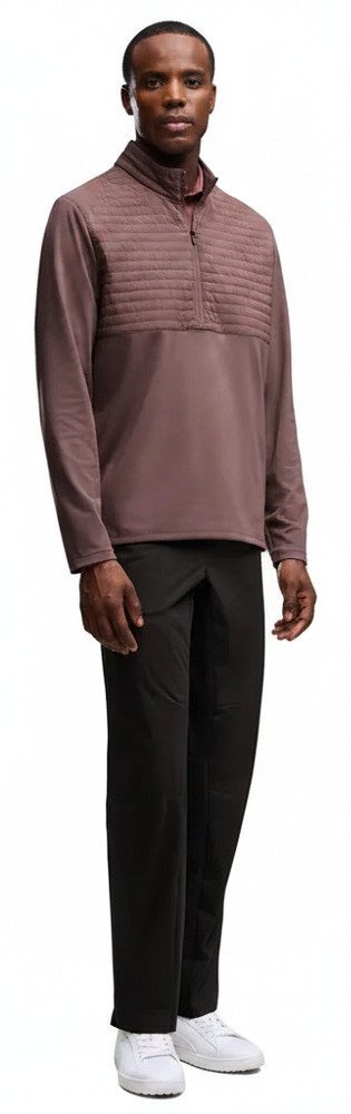 Puma Cloudspun Tech Hybrid 1/2 Zip heren jack, rich cocoa