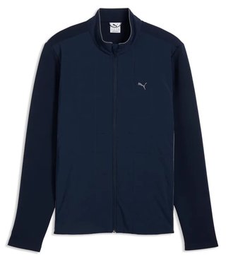 Puma Cloudspun Fleece Hybrid heren jack, deep navy