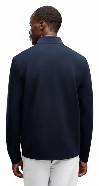 Puma Cloudspun Fleece Hybrid heren jack, deep navy