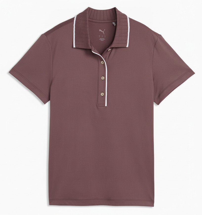 Puma Cloudspun Bridges dames polo, rich cocoa