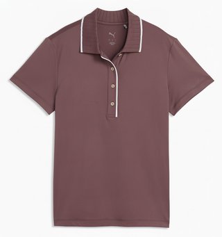 Puma Cloudspun Bridges dames polo, rich cocoa