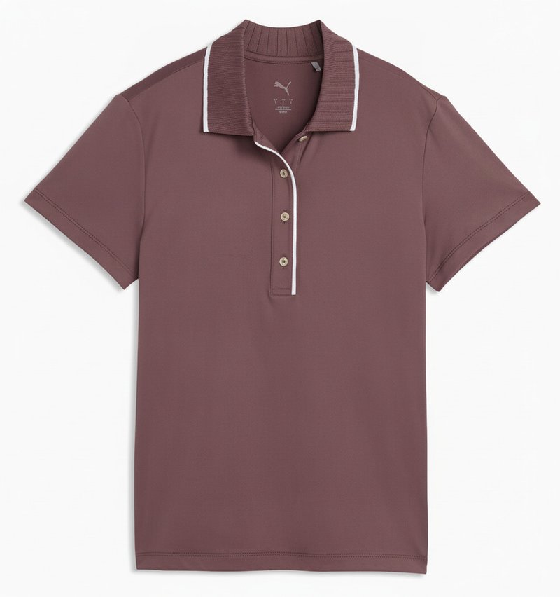 Puma Cloudspun Bridges dames polo, rich cocoa
