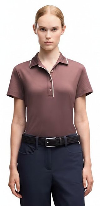 Puma Cloudspun Bridges dames polo, rich cocoa