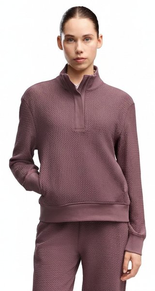 Puma Boulder 1/2 Zip dames sweatshirt, rich cocoa