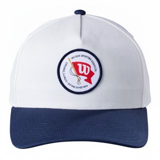 Wilson Vintage Patch pet, wit/navy