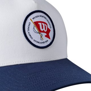 Wilson Vintage Patch pet, wit/navy