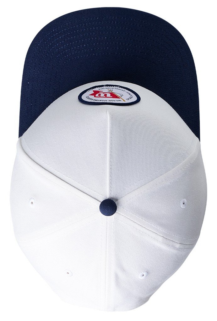 Wilson Vintage Patch pet, wit/navy