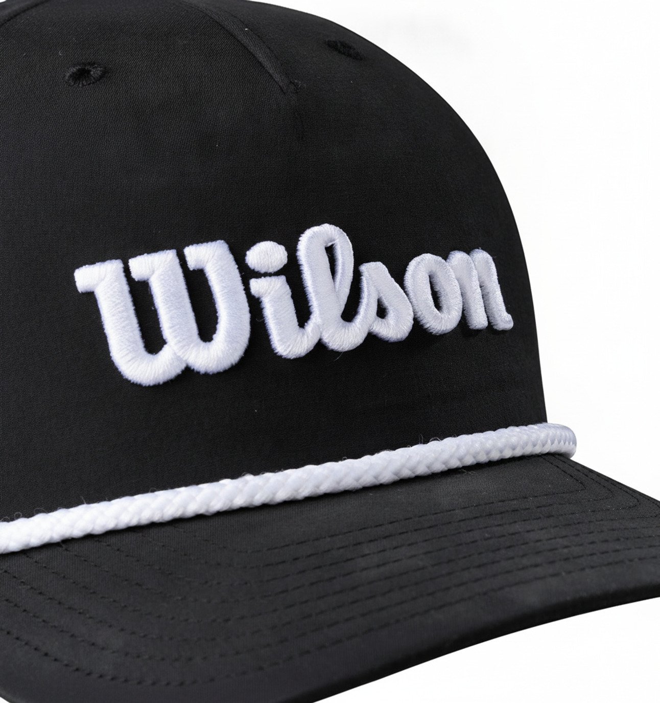 Wilson Rope cap 2026 pet, zwart/wit