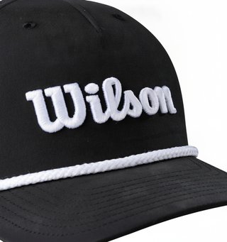 Wilson Rope cap 2026 pet, zwart/wit