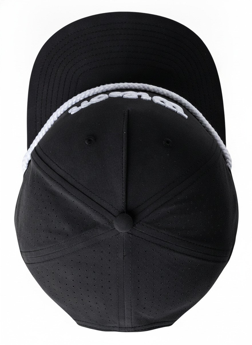 Wilson Rope cap 2026 pet, zwart/wit