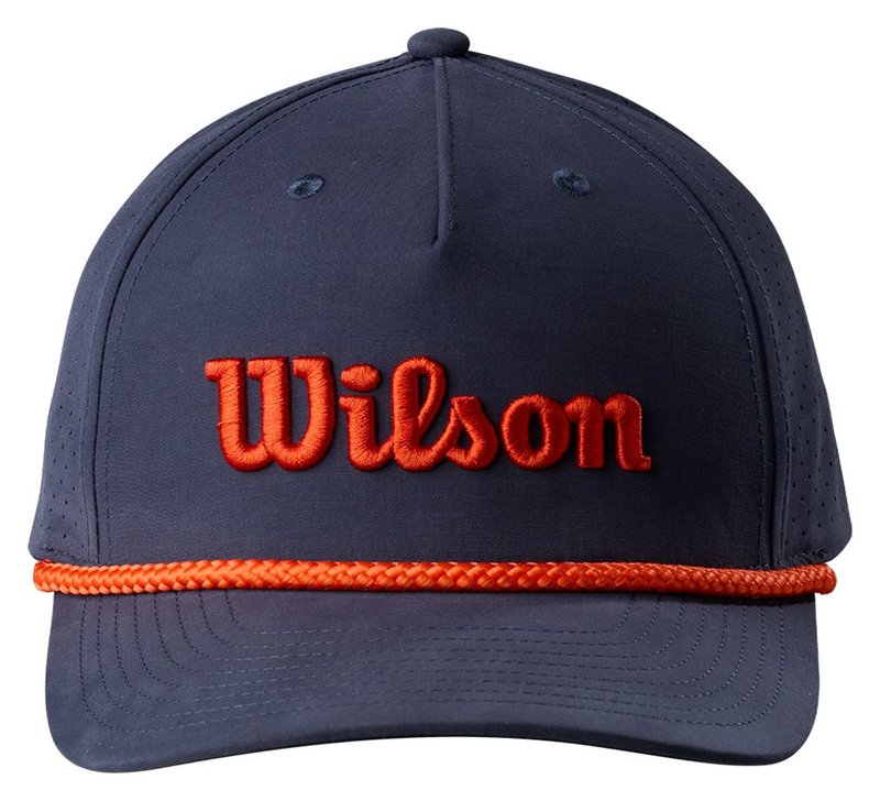 Wilson Rope cap 2026 pet, navy/orange