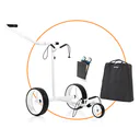 JuStar White Incl. scorecard holder and carry bag elektrische trolley, wit