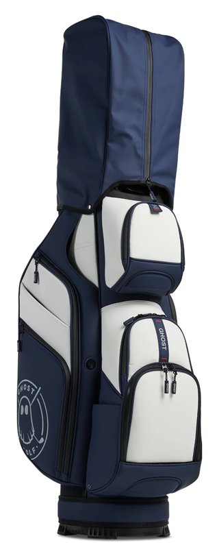 Ghost Golf GT-14 Valor cart bag, white/navy