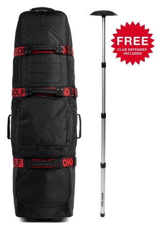 Ghost Golf Awol Club Pro travel bag, rode riem