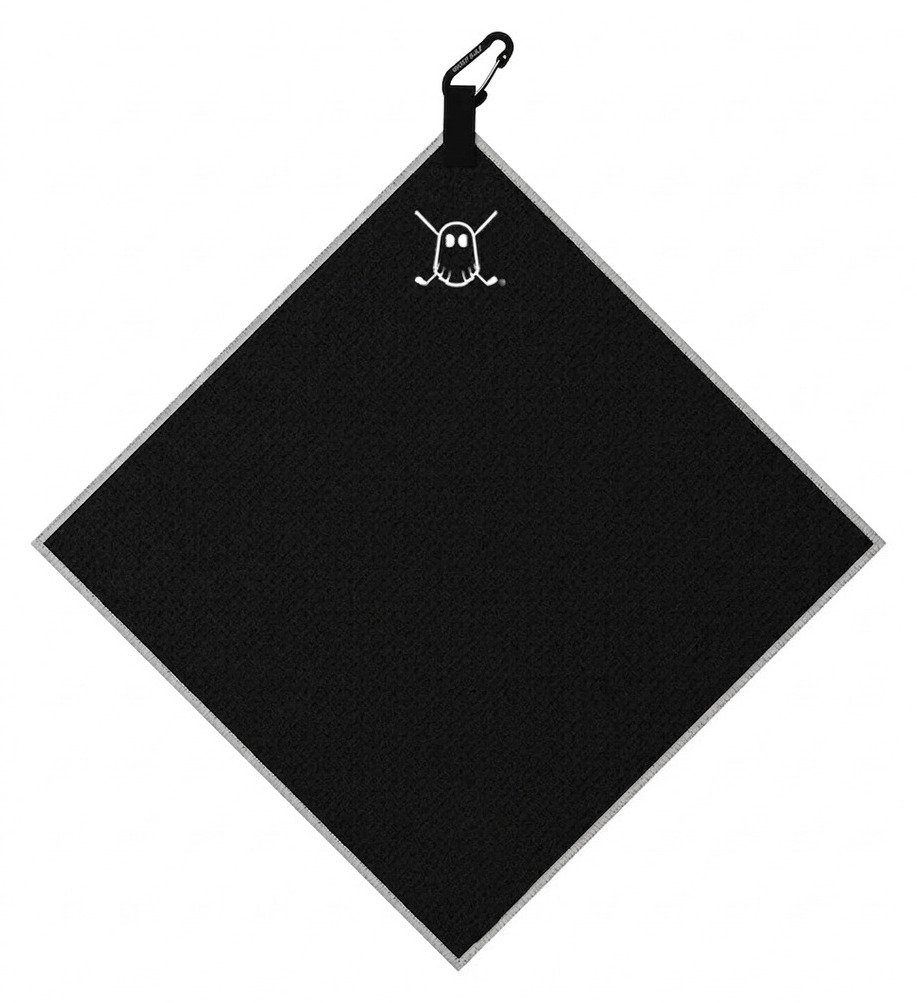 Ghost Golf Non Magnetic Tour handdoek, zwart