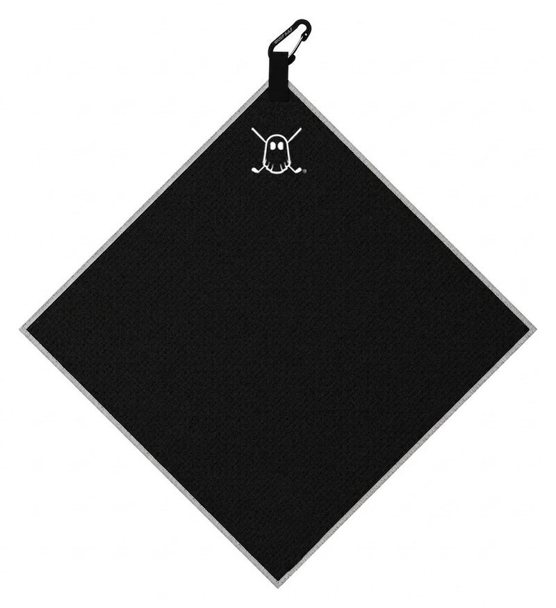 Ghost Golf Non Magnetic Tour handdoek, zwart