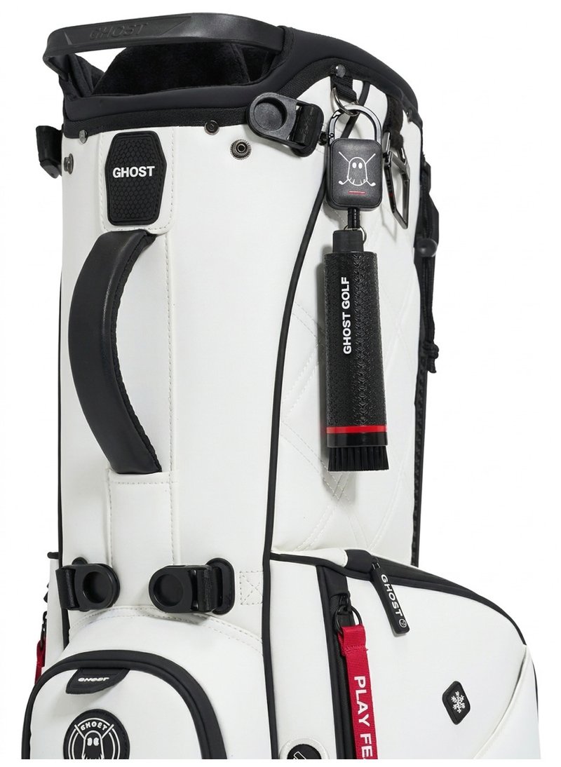 Ghost Golf Magnetic Golf Club & Shoe borstel, zwart