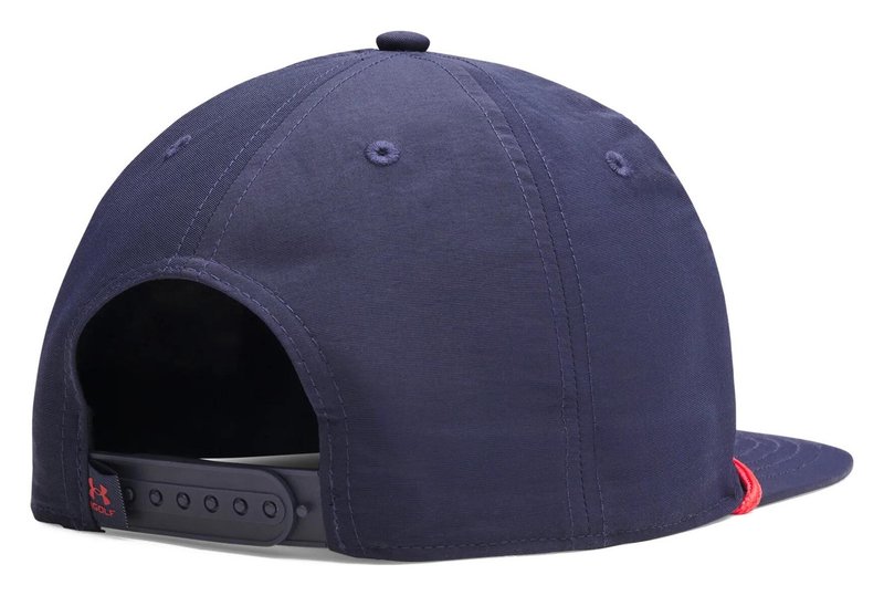 Under Armour Drive 5 Panel Hazard heren pet, midnight navy/red