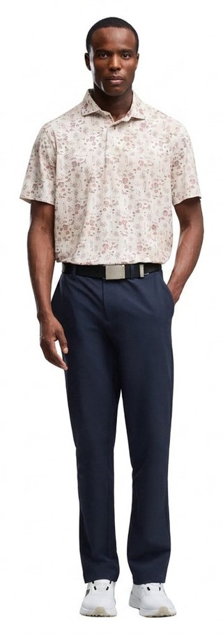 Puma Cloudspun Coastal Claret heren polo, birch