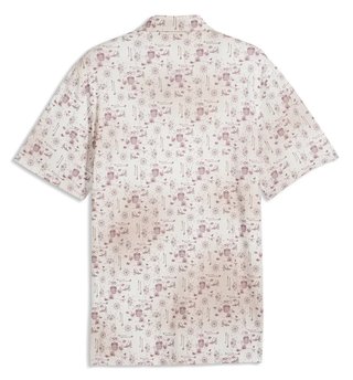 Puma Cloudspun Coastal Claret heren polo, birch