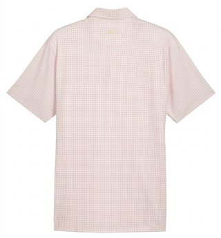 Puma X Arnold Palmer MATTR Geo heren polo, alpine snow/rose glow