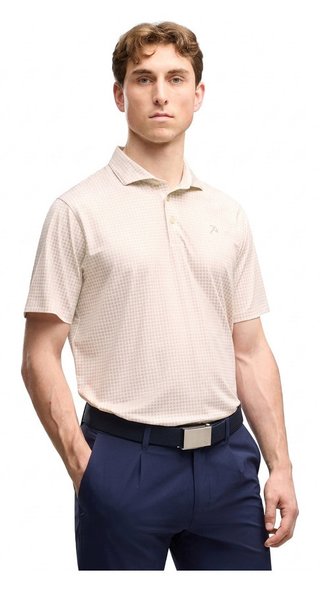Puma X Arnold Palmer MATTR Geo heren polo, alpine snow/rose glow