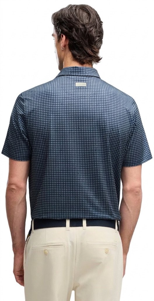 Puma X Arnold Palmer MATTR Geo heren polo, deep navy/lemon butter