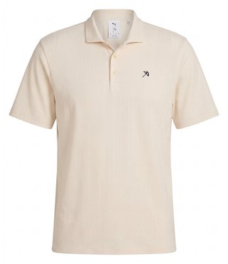 Puma X Arnold Palmer Jacquard heren polo, alpine snow