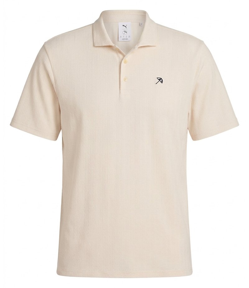 Puma X Arnold Palmer Jacquard heren polo, alpine snow