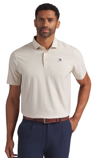 Puma X Arnold Palmer Jacquard heren polo, alpine snow
