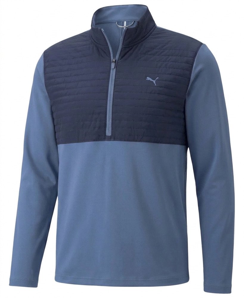 Puma Cloudspun Tech Hybrid 1/2-Zip heren sweater, deep navy