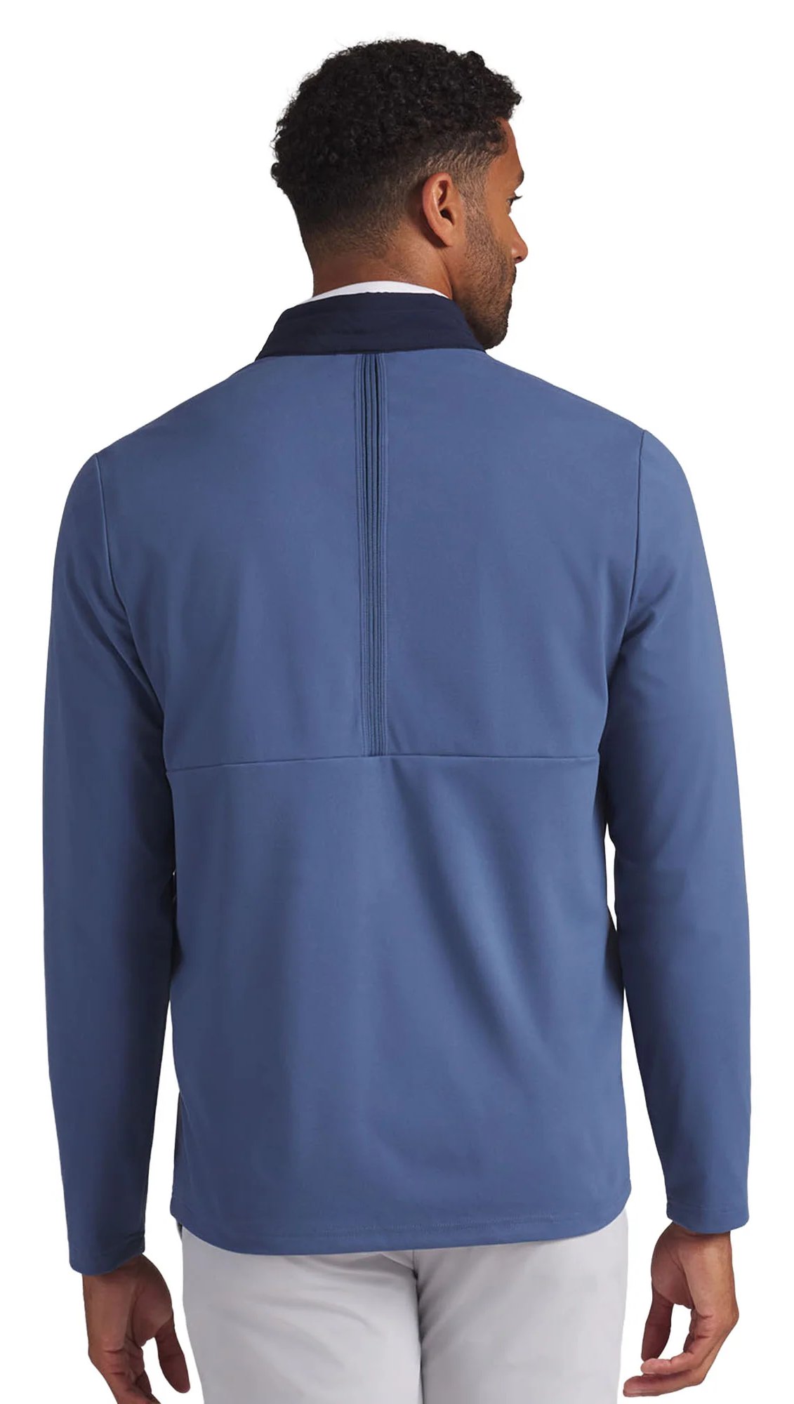 Puma Cloudspun Tech Hybrid 1/2-Zip heren sweater, deep navy
