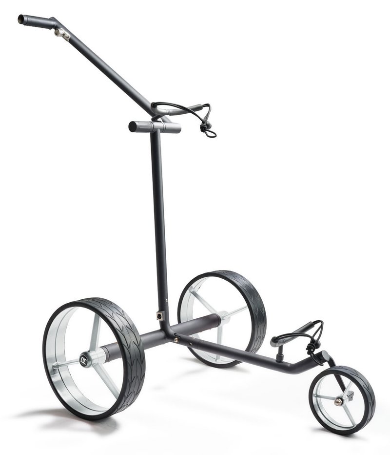 Davies Caddy Premium M Black elektrische trolley, zwart