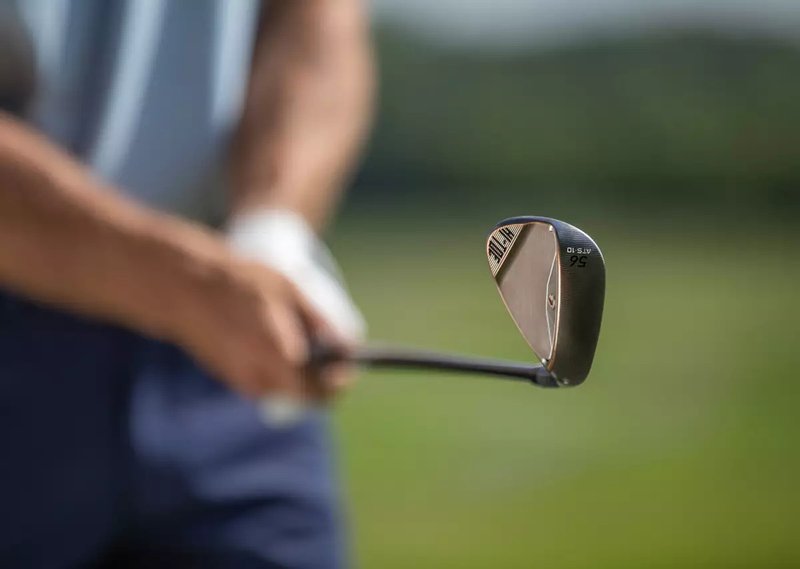 TaylorMade Hi-Toe 5 Aged Copper heren wedge, staal