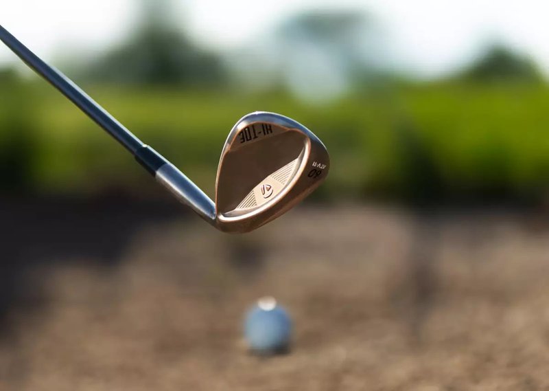 TaylorMade Hi-Toe 5 Aged Copper heren wedge, staal
