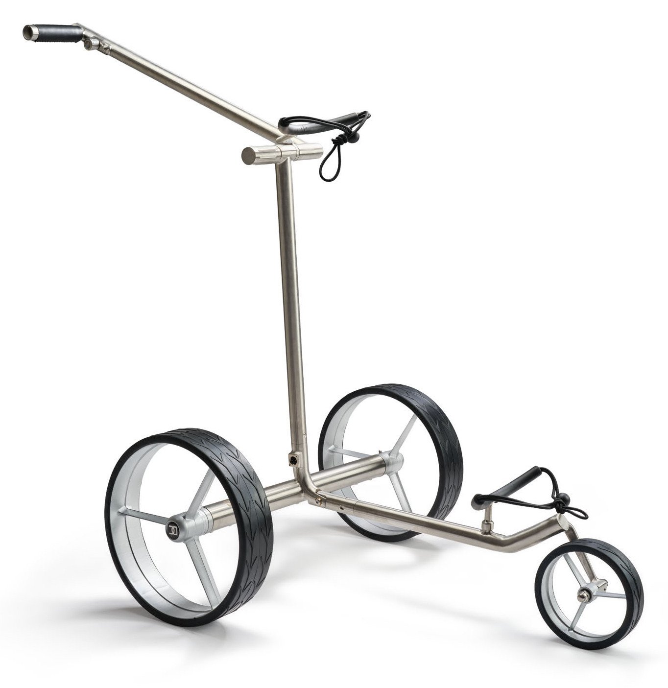 Davies Caddy Premium M Brush DHC elektrische trolley, zilver