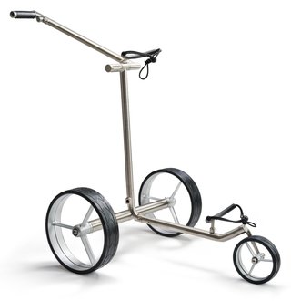 Davies Caddy Premium M Brush DHC elektrische trolley, zilver