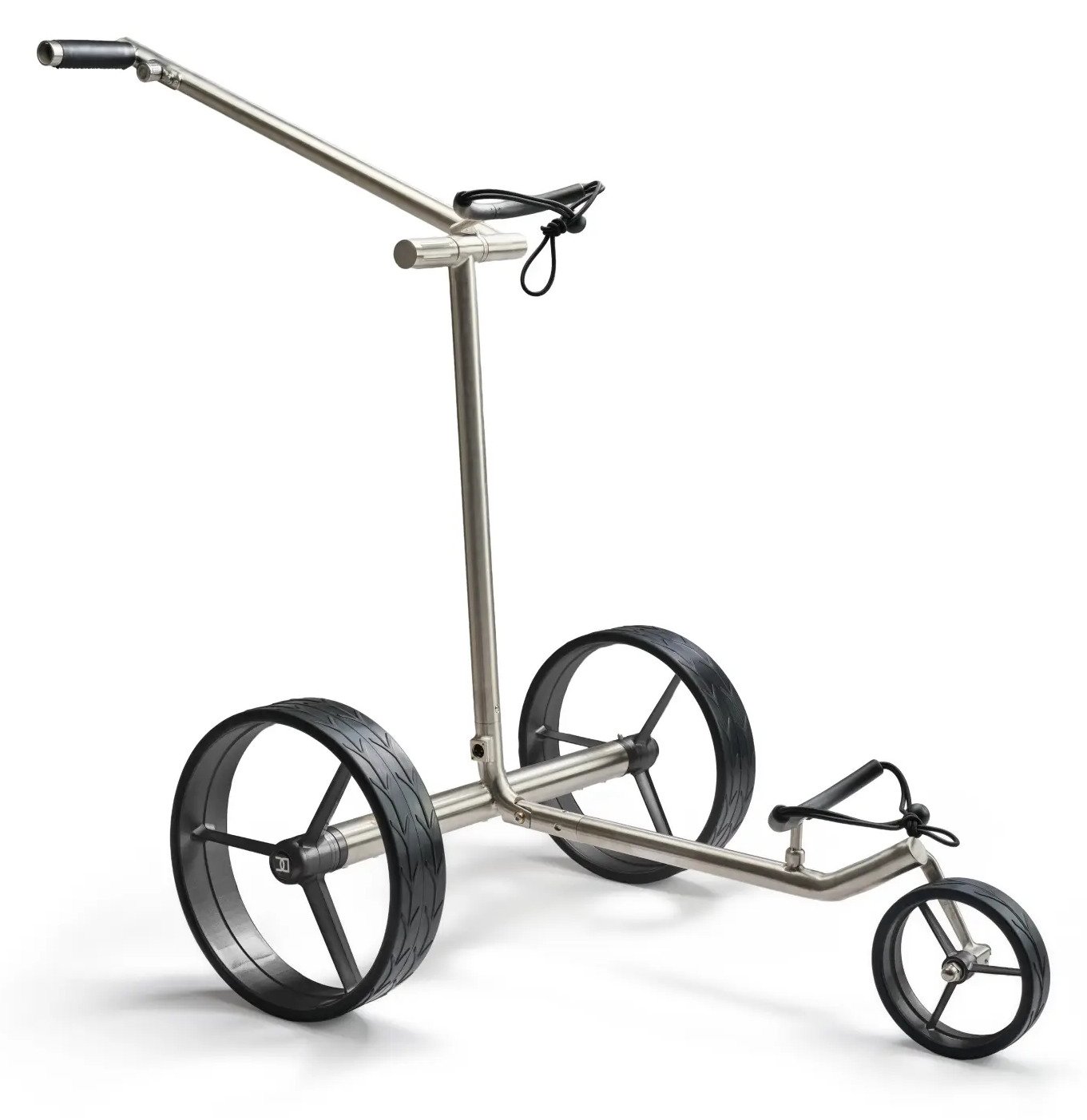 Davies Caddy Premium M Brush DHC elektrische trolley, zilver