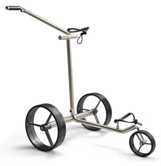 Davies Caddy Premium M Brush DHC elektrische trolley, zilver