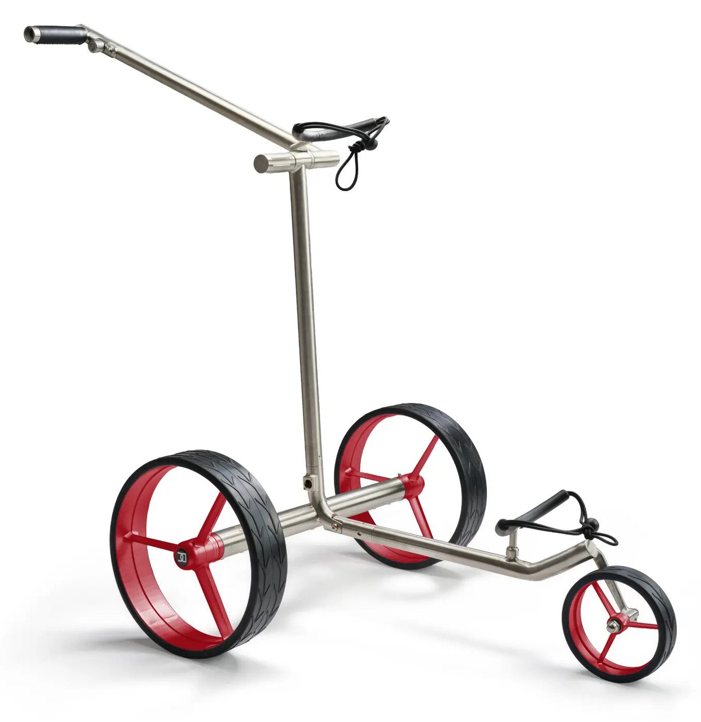 Davies Caddy Premium M Brush DHC elektrische trolley, zilver