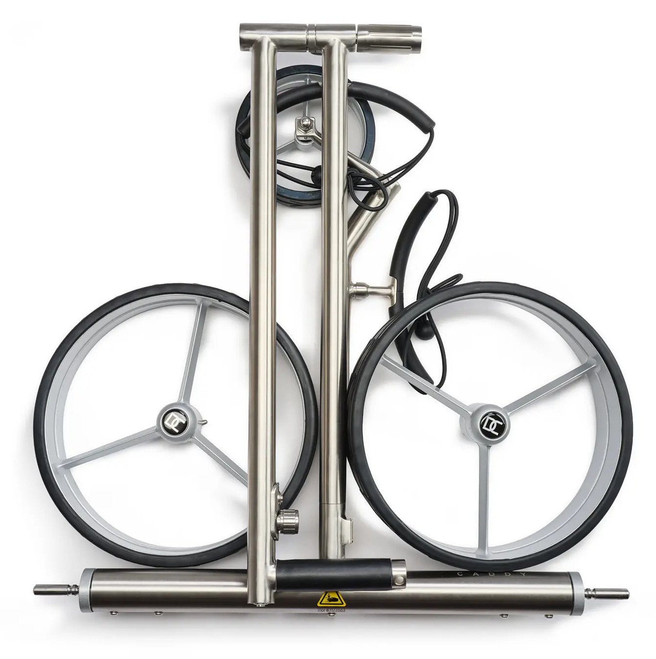 Davies Caddy Premium M Brush DHC elektrische trolley, zilver